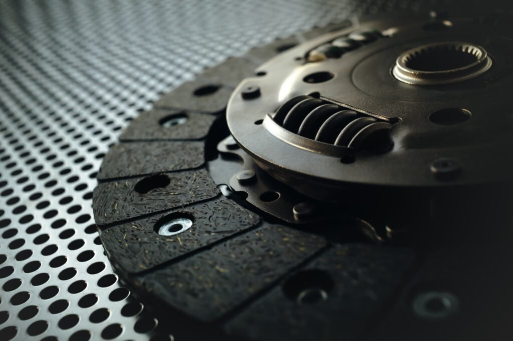 car clutch on a metal surface